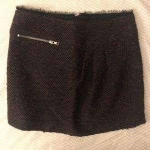 Nanette Lepore short tweed mini skirt